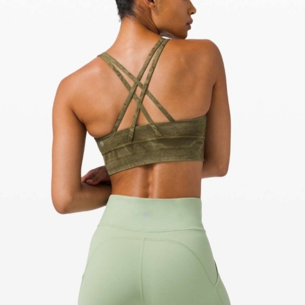 Lululemon Energy Bra‎ Long Line Ice Dye size 6 - Picture 2 of 7